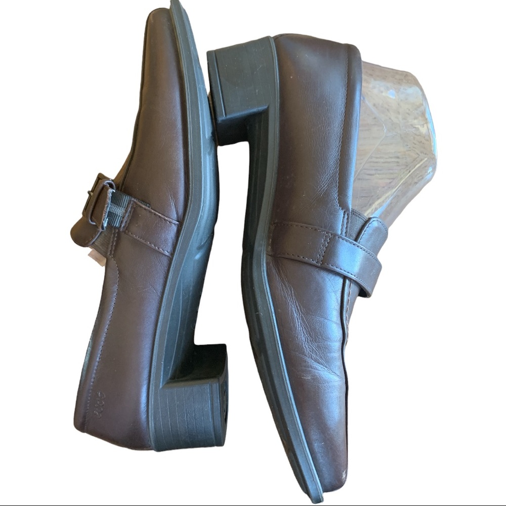 Ecco dress shoes with buckle Sz 38